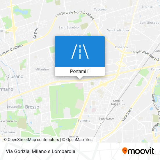Mappa Via Gorizia