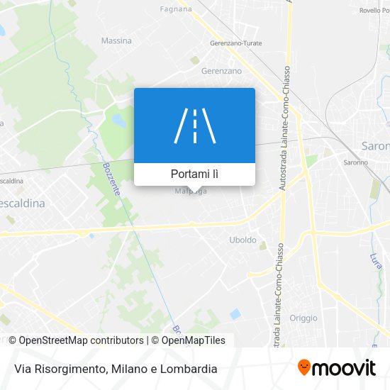 Mappa Via Risorgimento