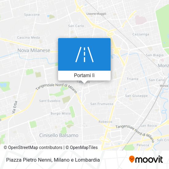 Mappa Piazza Pietro Nenni