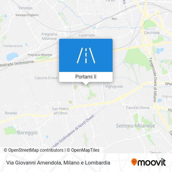 Mappa Via Giovanni Amendola