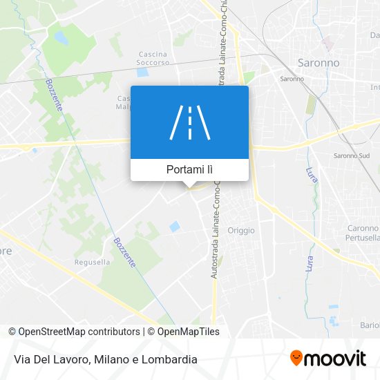 Mappa Via Del Lavoro
