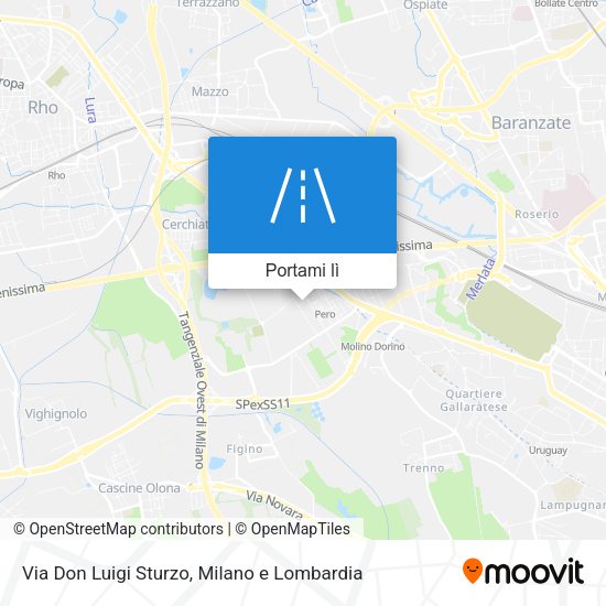 Mappa Via Don Luigi Sturzo