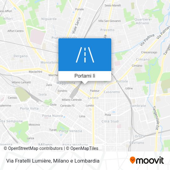 Mappa Via Fratelli Lumière