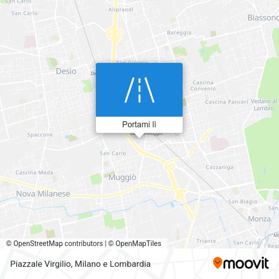 Mappa Piazzale Virgilio