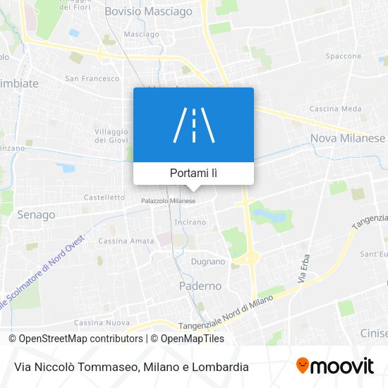 Mappa Via Niccolò Tommaseo