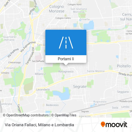 Mappa Via Oriana Fallaci
