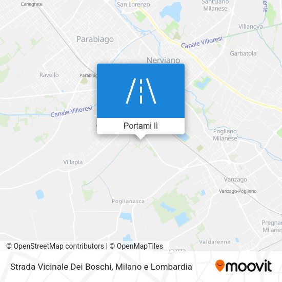 Mappa Strada Vicinale Dei Boschi