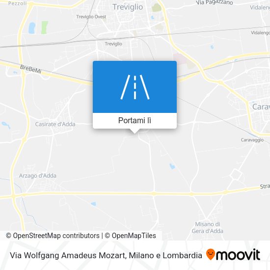 Mappa Via Wolfgang Amadeus Mozart