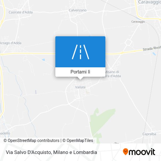 Mappa Via Salvo D'Acquisto