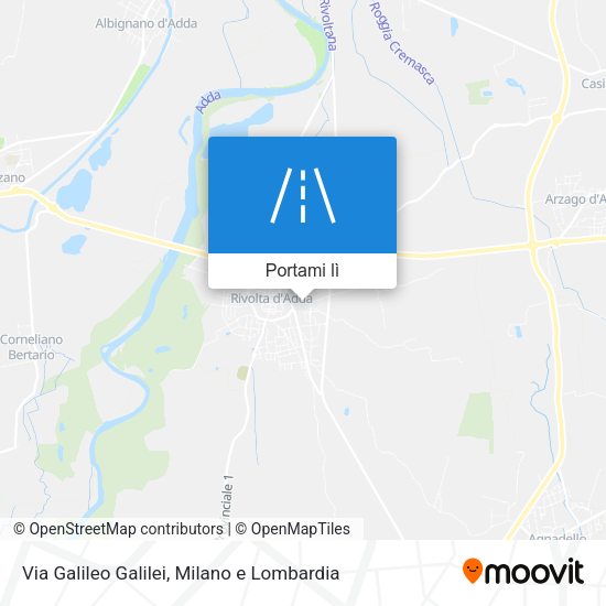 Mappa Via Galileo Galilei