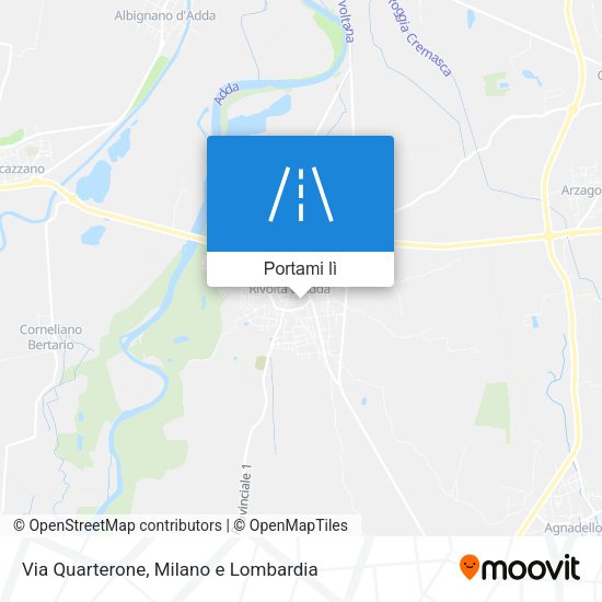 Mappa Via Quarterone