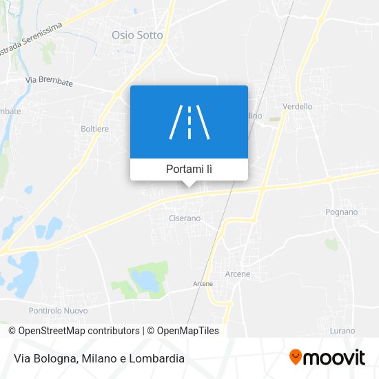 Mappa Via Bologna