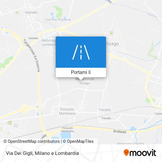 Mappa Via Dei Gigli