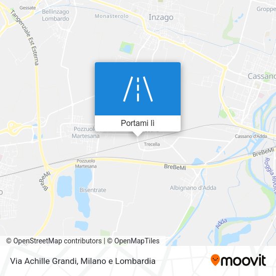 Mappa Via Achille Grandi