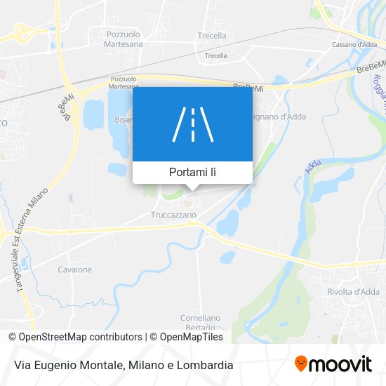 Mappa Via Eugenio Montale