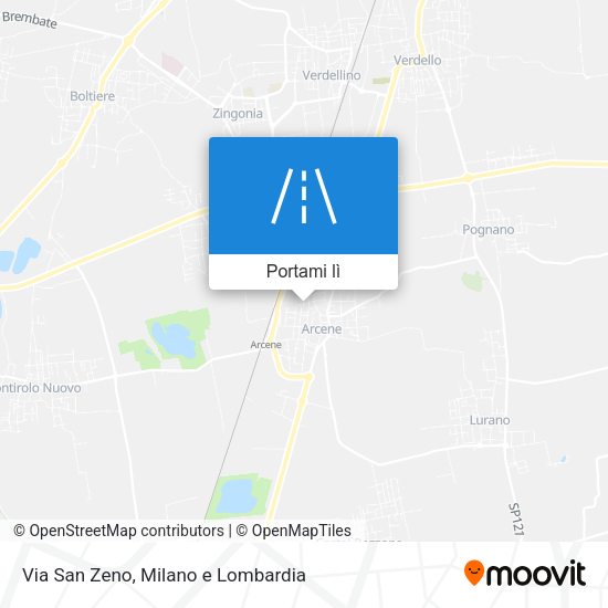 Mappa Via San Zeno
