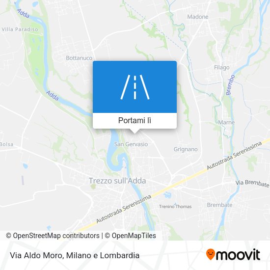 Mappa Via Aldo Moro