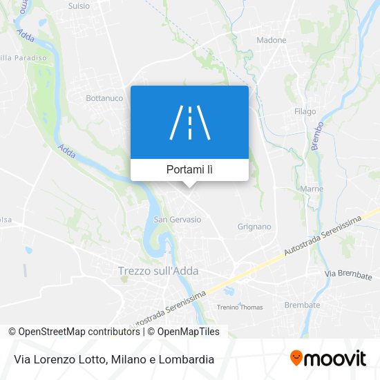 Mappa Via Lorenzo Lotto