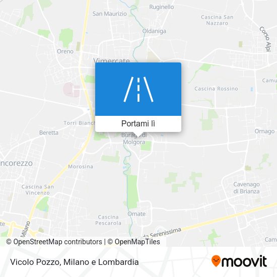 Mappa Vicolo Pozzo