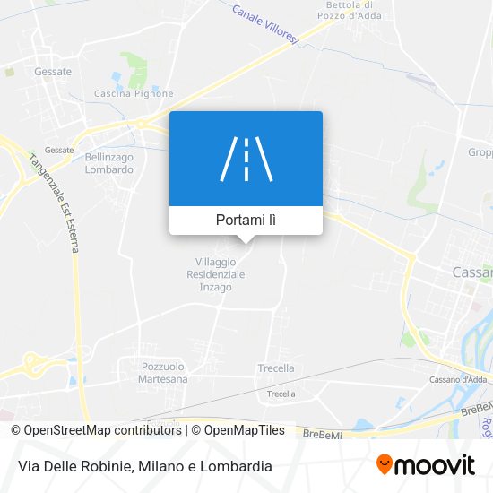 Mappa Via Delle Robinie