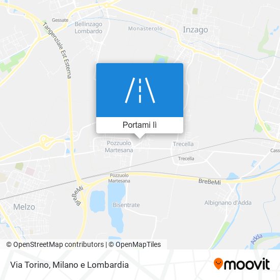 Mappa Via Torino