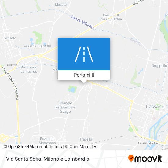Mappa Via Santa Sofia