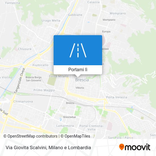 Mappa Via Giovita Scalvini