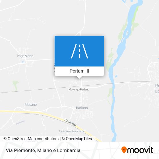 Mappa Via Piemonte
