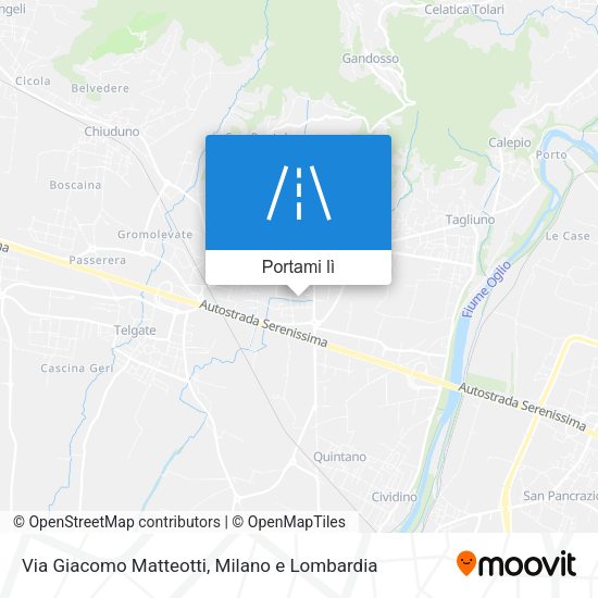 Mappa Via Giacomo Matteotti
