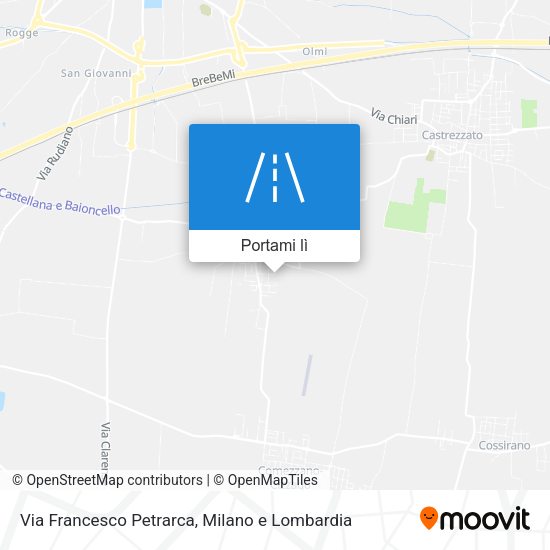 Mappa Via Francesco Petrarca