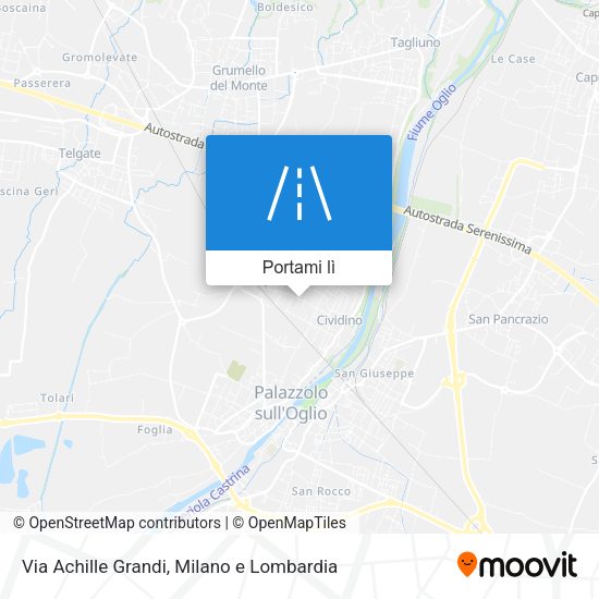 Mappa Via Achille Grandi
