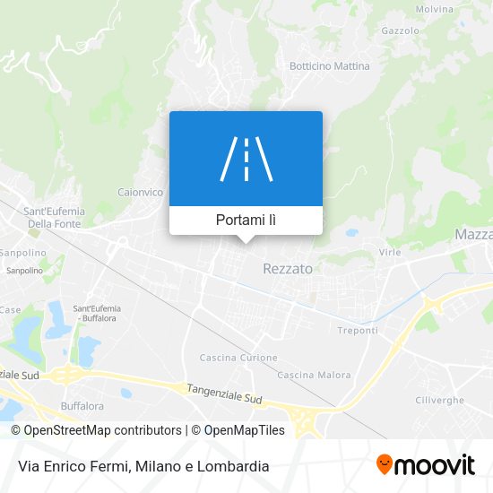 Mappa Via Enrico Fermi