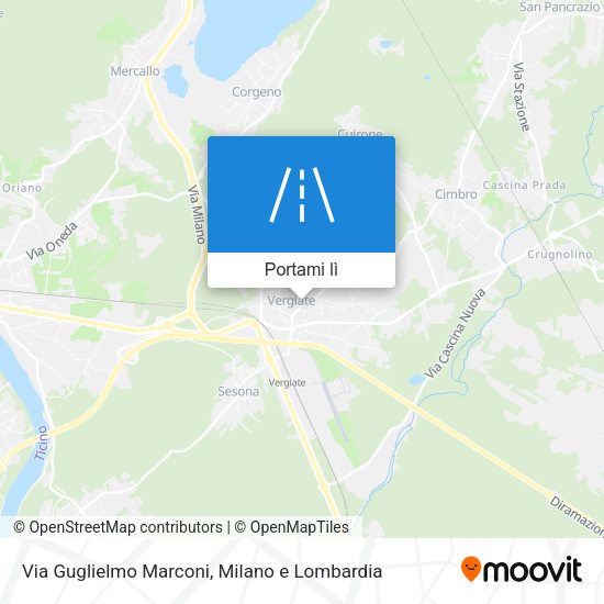 Mappa Via Guglielmo Marconi