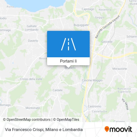 Mappa Via Francesco Crispi