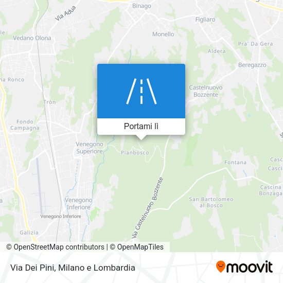 Mappa Via Dei Pini