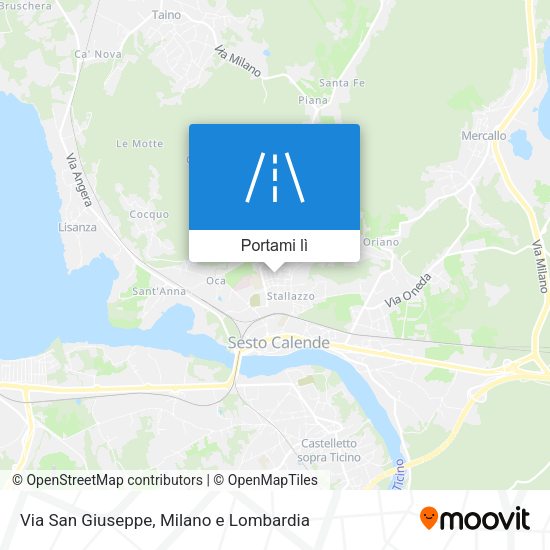 Mappa Via San Giuseppe