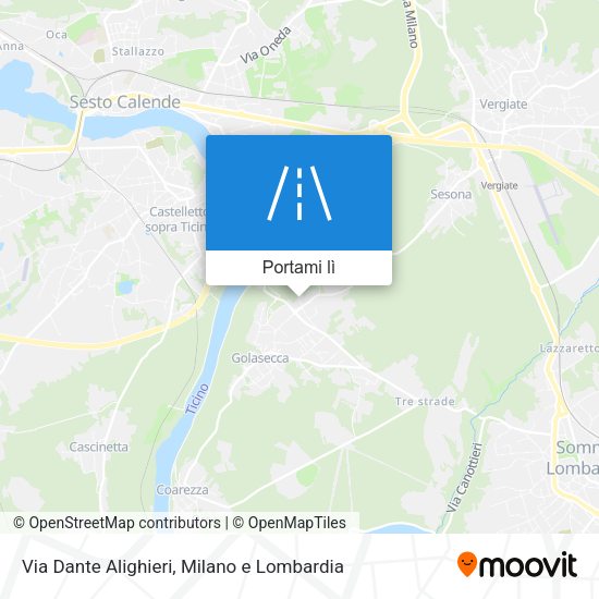 Mappa Via Dante Alighieri