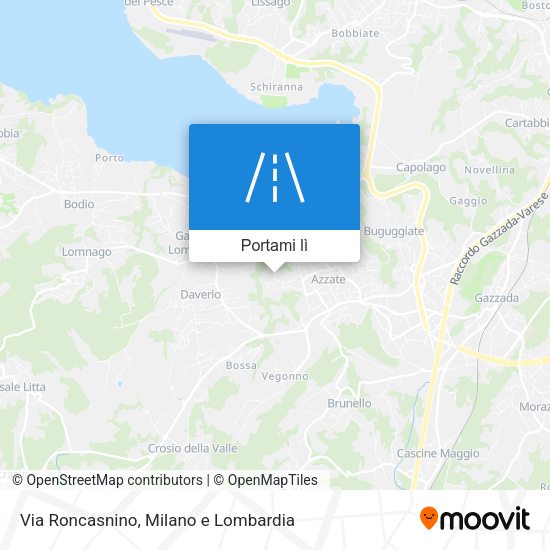Mappa Via Roncasnino