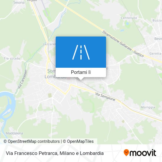 Mappa Via Francesco Petrarca