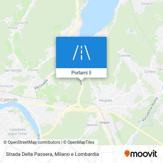 Mappa Strada Della Passera