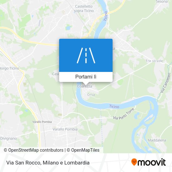 Mappa Via San Rocco