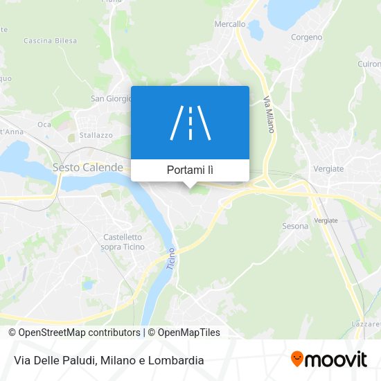 Mappa Via Delle Paludi