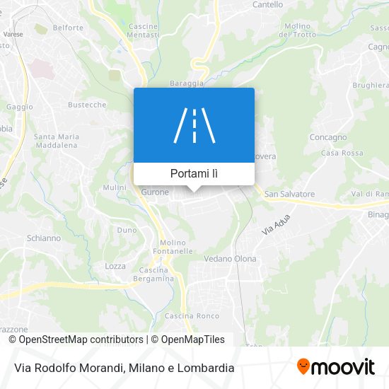 Mappa Via Rodolfo Morandi