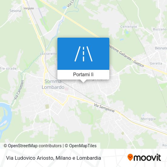 Mappa Via Ludovico Ariosto