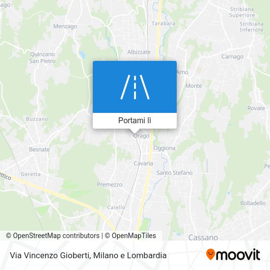 Mappa Via Vincenzo Gioberti