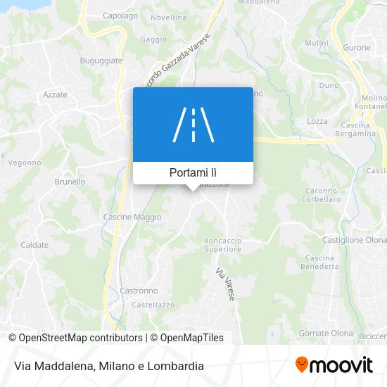 Mappa Via Maddalena