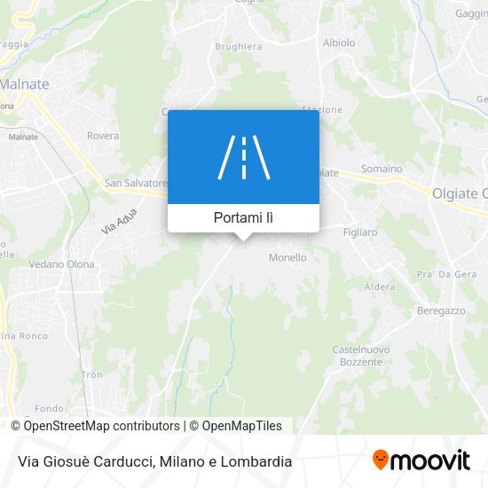 Mappa Via Giosuè Carducci