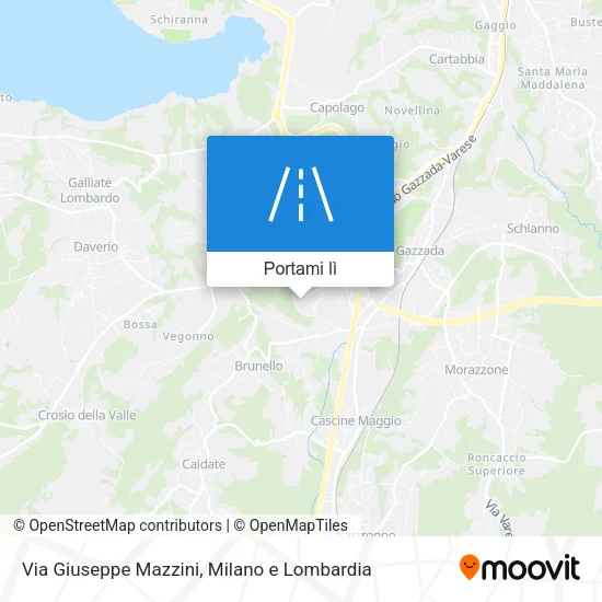 Mappa Via Giuseppe Mazzini