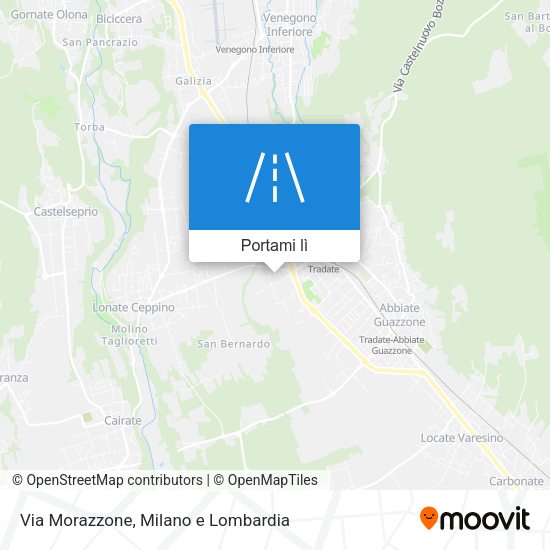 Mappa Via Morazzone