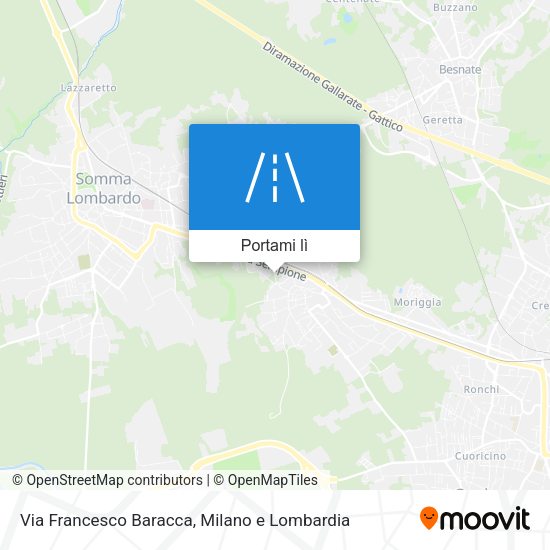 Mappa Via Francesco Baracca